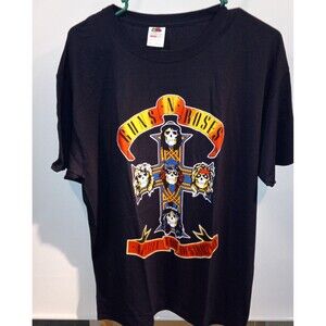 New - GUNS N ROSES T-Shirt MENS Medium Appetite For Destruction Rock Tee NOS